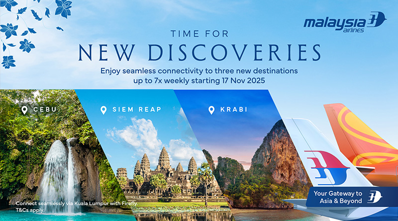 Malaysia Airlines Open New Pathways to ASEAN’s Hidden Treasures with Seamless Connections via Kuala Lumpur with Firefly Malaysia Airlines Open New Pathways to ASEAN’s Hidden Treasures with Seamless Connections via Kuala Lumpur with Firefly