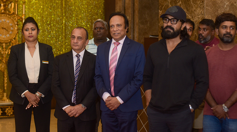 Movie Star Ram Charan Receives Royal Welcome by The Grand Kandyan