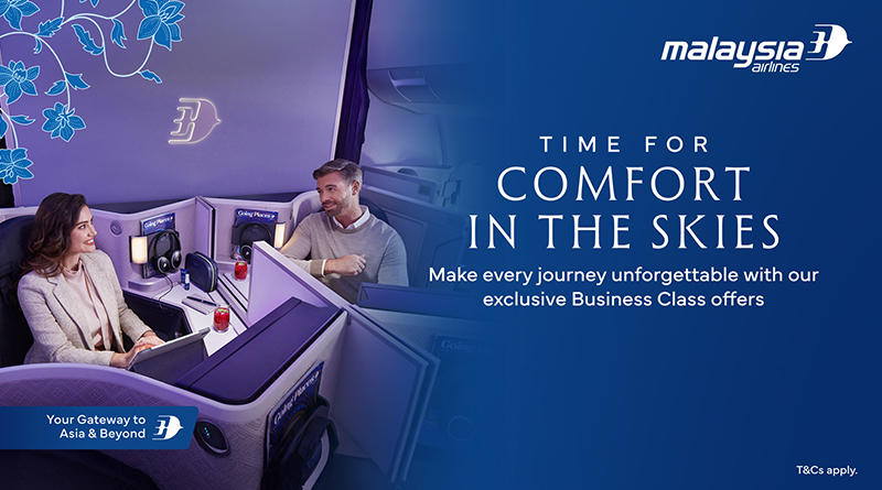 Malaysia Airlines Showcases Elevated Journeys with  “Time for Comfort in the Skies” Campaign Malaysia Airlines Showcases Elevated Journeys with  “Time for Comfort in the Skies” Campaign