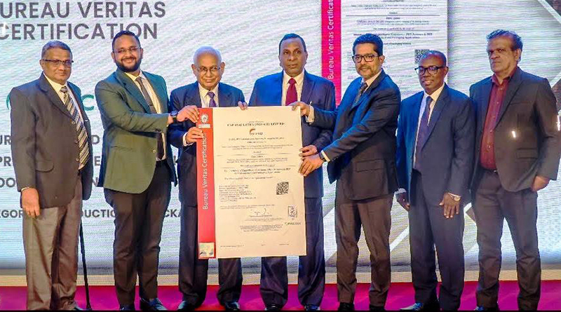 Cap Snap Lanka receives six international certifications including ISO-FSSC
