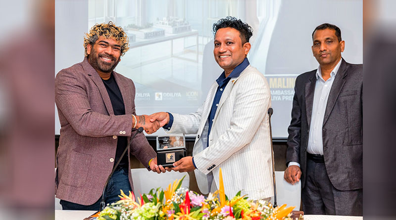 Lasith Malinga joins Odiliya Homes & Residencies as Brand Ambassador Lasith Malinga joins Odiliya Homes & Residencies as Brand Ambassador