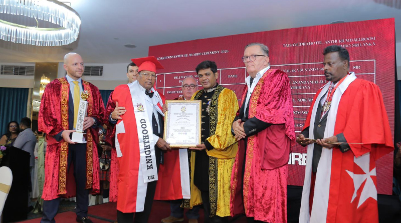 Sri Lankan Ornamental Fish Veteran Anand Malavi Pathirana Awarded British Knighthood Sri Lankan Ornamental Fish Veteran Anand Malavi Pathirana Awarded British Knighthood
